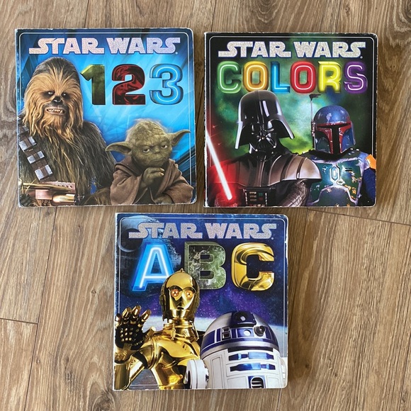 3 Star Wars Board Books for Kids - Colors Numbers ABC - Preschool Educational ❤️ - Picture 2 of 8